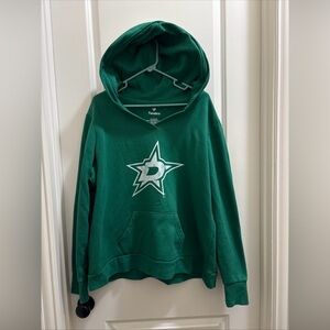 Women’s Fanatics Kelly Green Dallas Stars Primary Logo Pullover Hoodie XXL